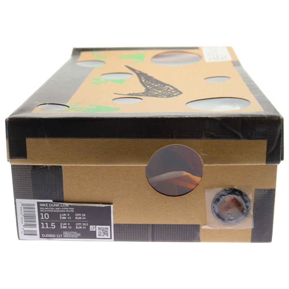 NIKE(ナイキ) ×OFF-WHITE DUNK LOW オフホワイト ダンク ローカットスニーカー ホワイト/グレー US10/28cm DJ0950-117