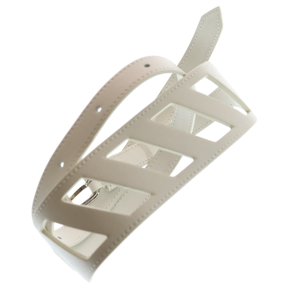 OFF-WHITE(オフホワイト) ストライプ カメラ ショルダーバッグ ホワイト OWNA088R20423069 レディース