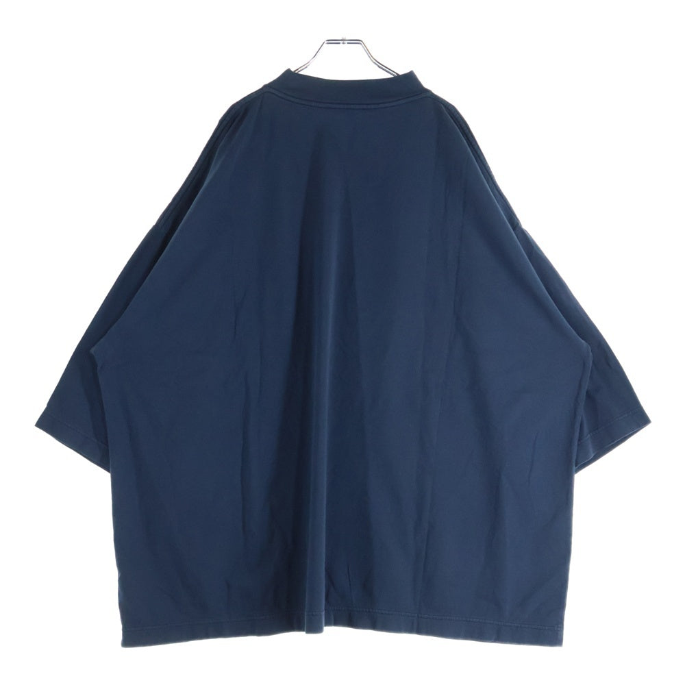 YEEZY GAP(イージーギャップ) LOGO SLEEVE TEE フロントロゴ オーバーサイズ 半袖Tシャツ カットソー ネイビー 471310-03-1