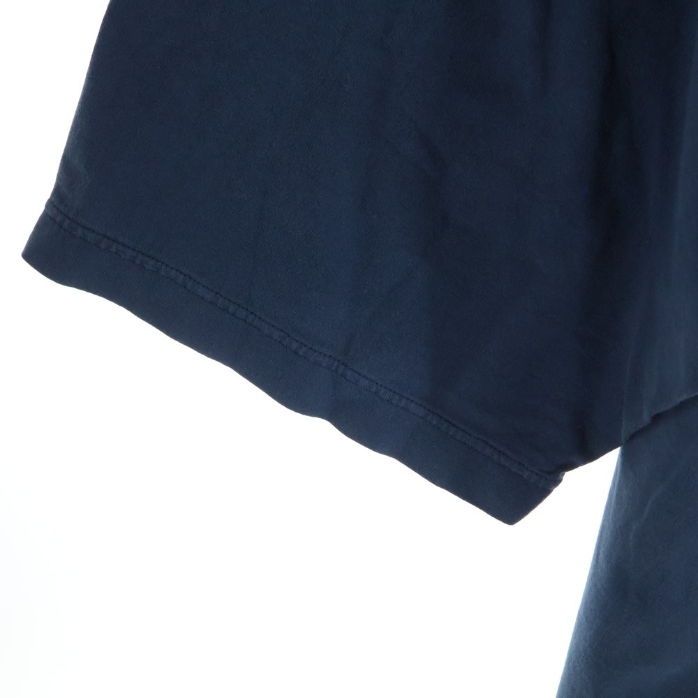 YEEZY GAP(イージーギャップ) LOGO SLEEVE TEE フロントロゴ オーバーサイズ 半袖Tシャツ カットソー ネイビー 471310-03-1