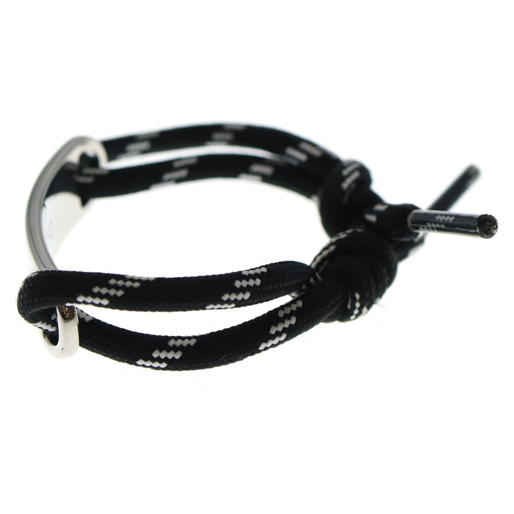 BALENCIAGA(バレンシアガ) PLATE ロゴプレート コードブレスレット