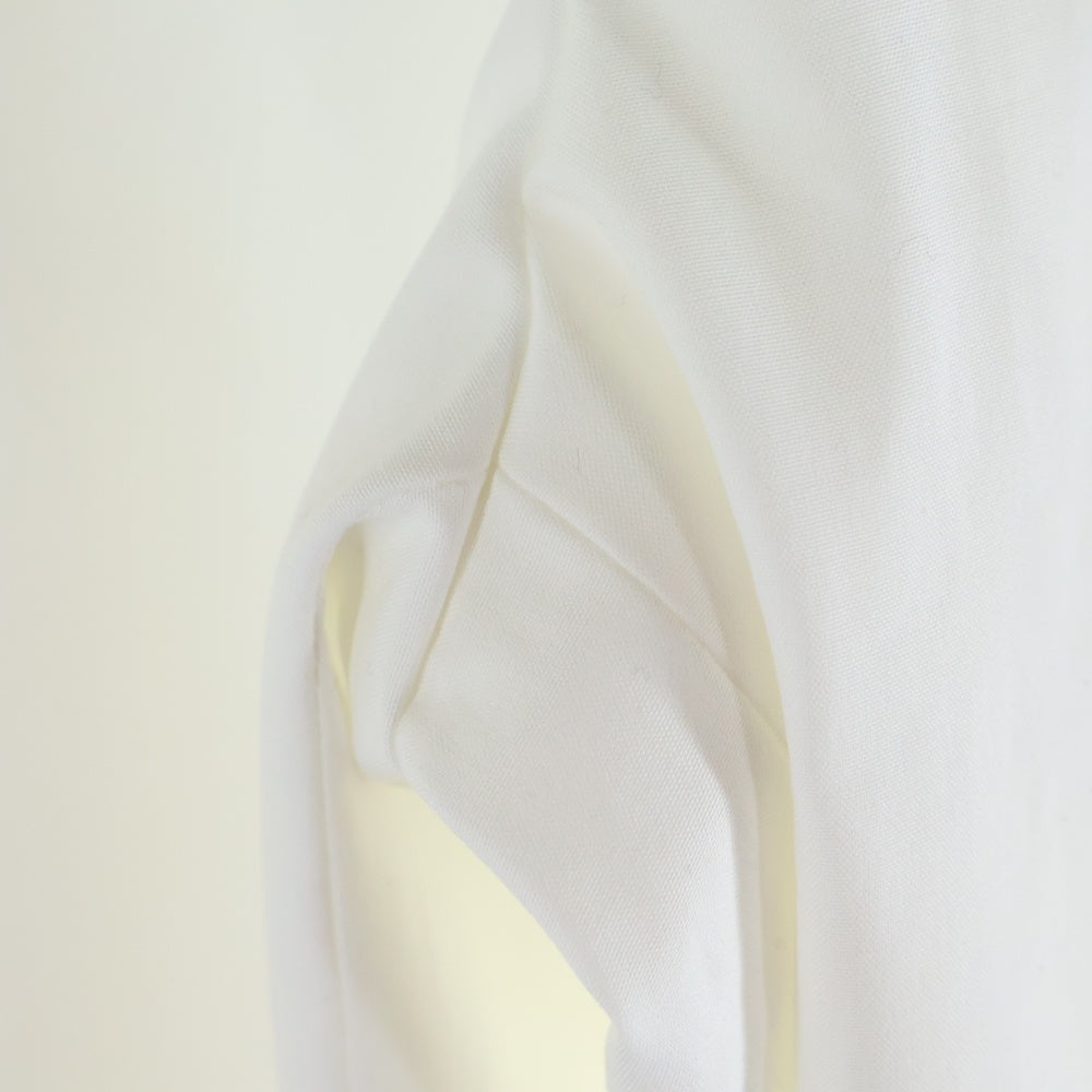 STUDIOUS(ステュディオス) Cotton Typewriter Tuck Pants コットン タイプライター タックパンツ ホワイト 122240157