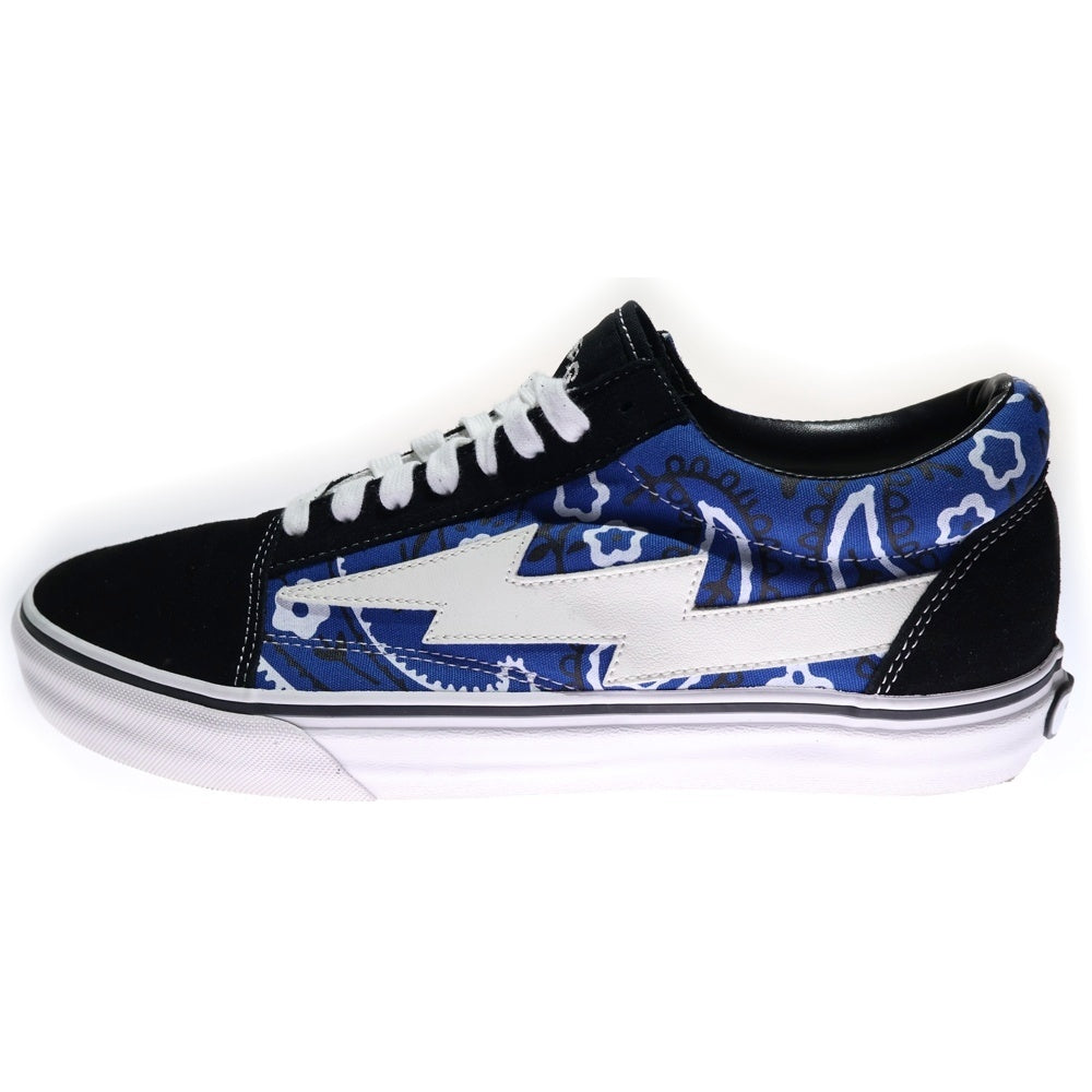 REVENGE×STORM(リベンジストーム) Low Top Blue Rag ロートップ ブルーラグ ローカットスニーカー ホワイト/ブルー US12/30cm