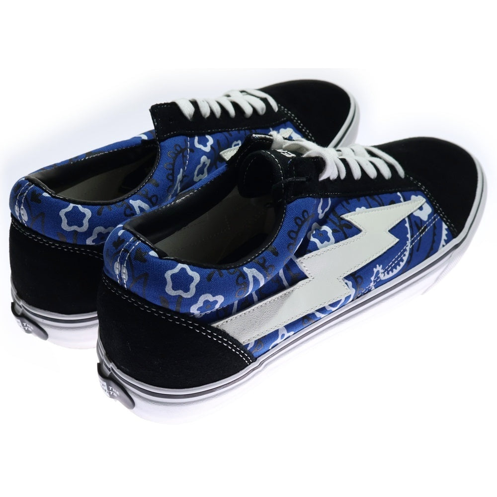 REVENGE×STORM(リベンジストーム) Low Top Blue Rag ロートップ ブルーラグ ローカットスニーカー ホワイト/ブルー US12/30cm