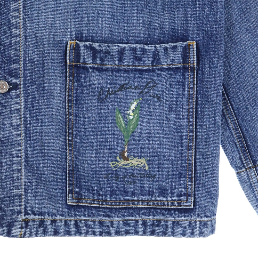 DIOR(ディオール) Lily of the Valley Overshirt リリー オブ ザ バリー オーバーシャツ カバーオール インディゴ 493D493AY552