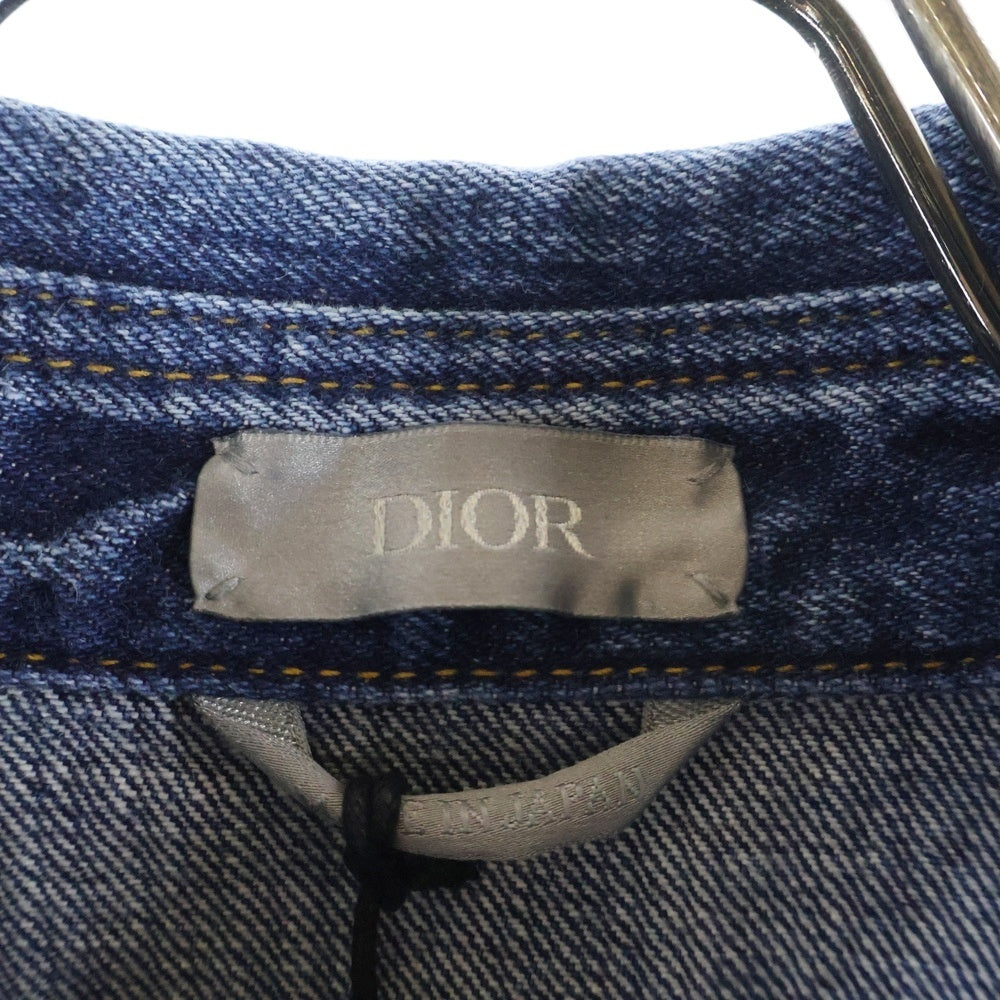 DIOR(ディオール) Lily of the Valley Overshirt リリー オブ ザ バリー オーバーシャツ カバーオール インディゴ 493D493AY552