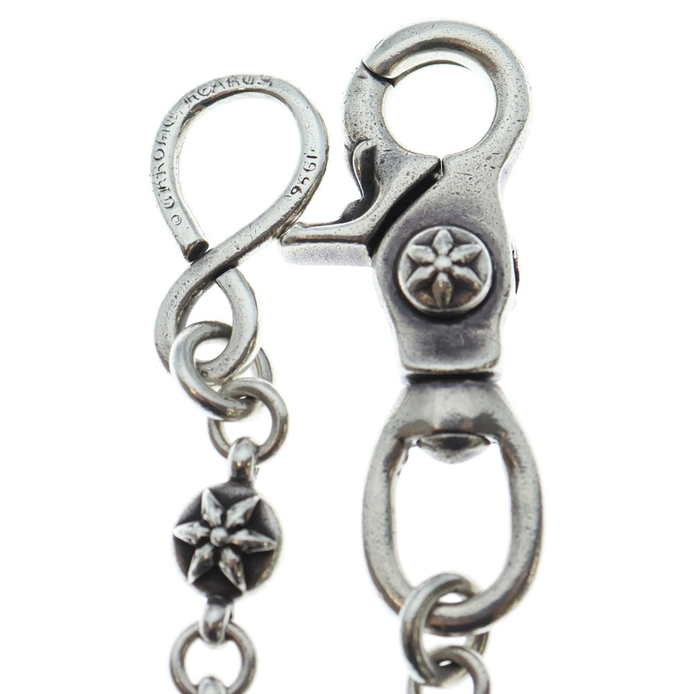 CHROME HEARTS(クロムハーツ) 2BALL SHORT-S/1クリップショート スターボール ウォレットチェーン シルバー