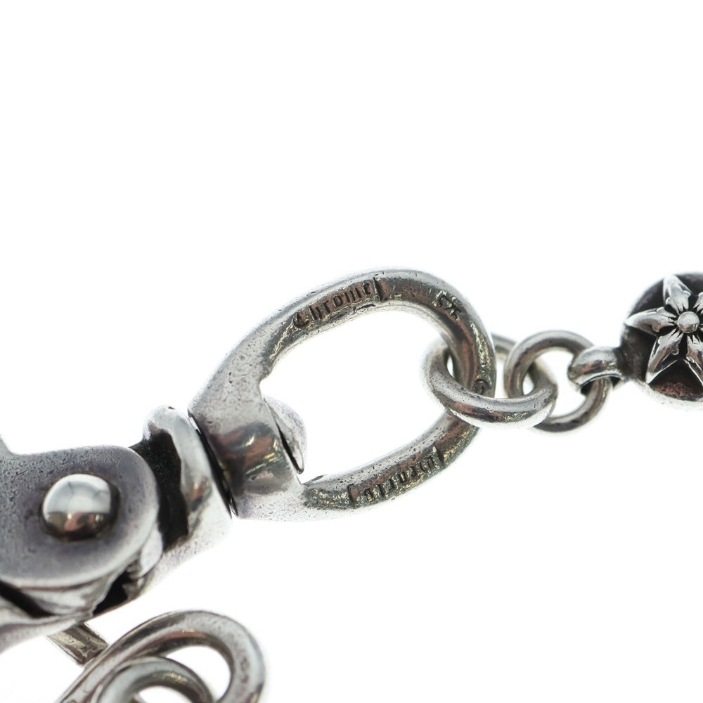 CHROME HEARTS(クロムハーツ) 2BALL SHORT-S/1クリップショート スターボール ウォレットチェーン シルバー