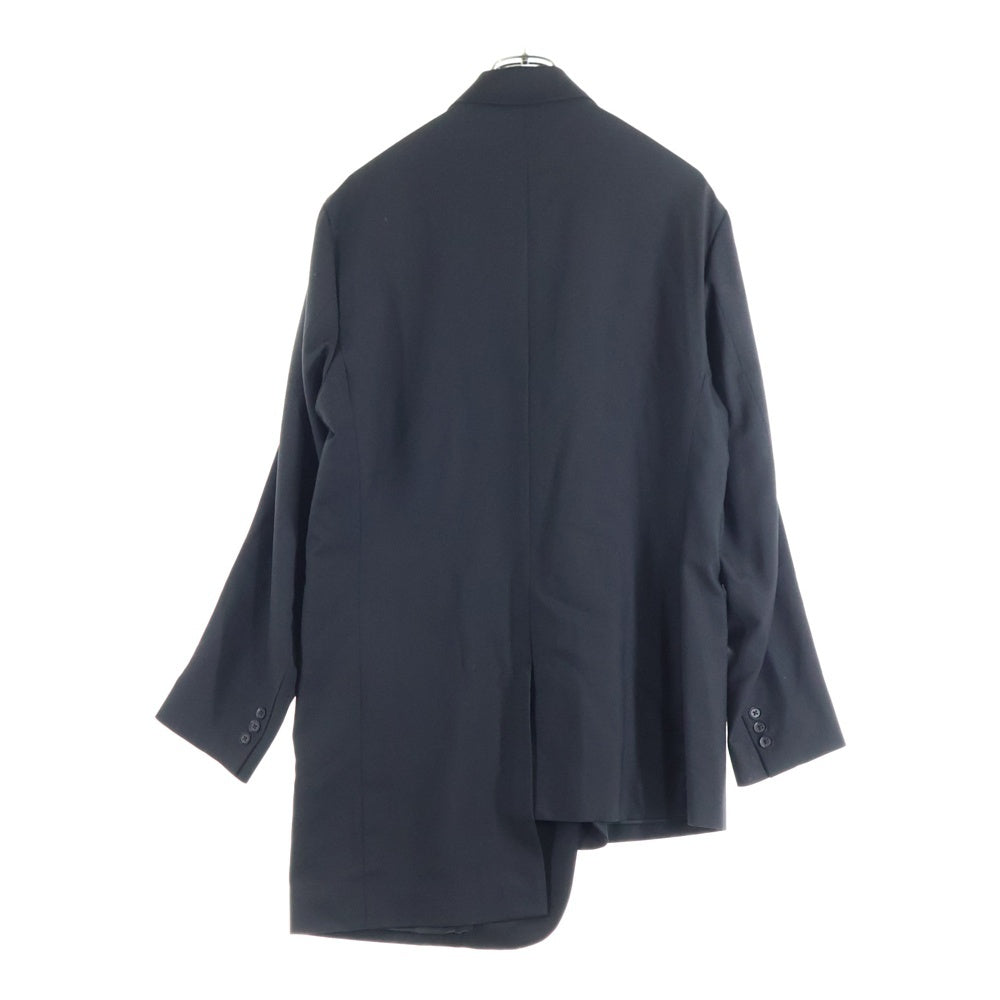 Ground Y(グラウンドワイ) 22AW Asymmetric Jacket アシンメトリー テーラードジャケット ブラック GE-J01-100