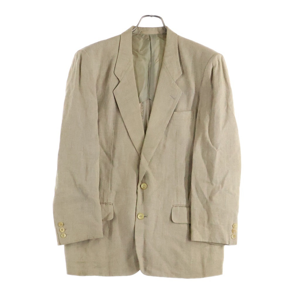 COMME des GARCONS HOMME(コムデギャルソンオム) リネン 2B シングルテーラードジャケット ベージュ HJ-02008