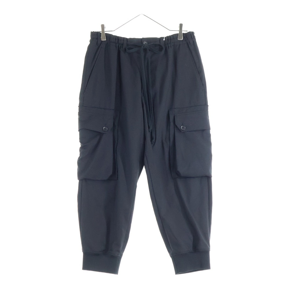 Ground Y(グラウンドワイ) 14AW T/W Gabardine Military Cargo Pants ギャバジンミリタリー カーゴパンツ ブラック GA-P21-100