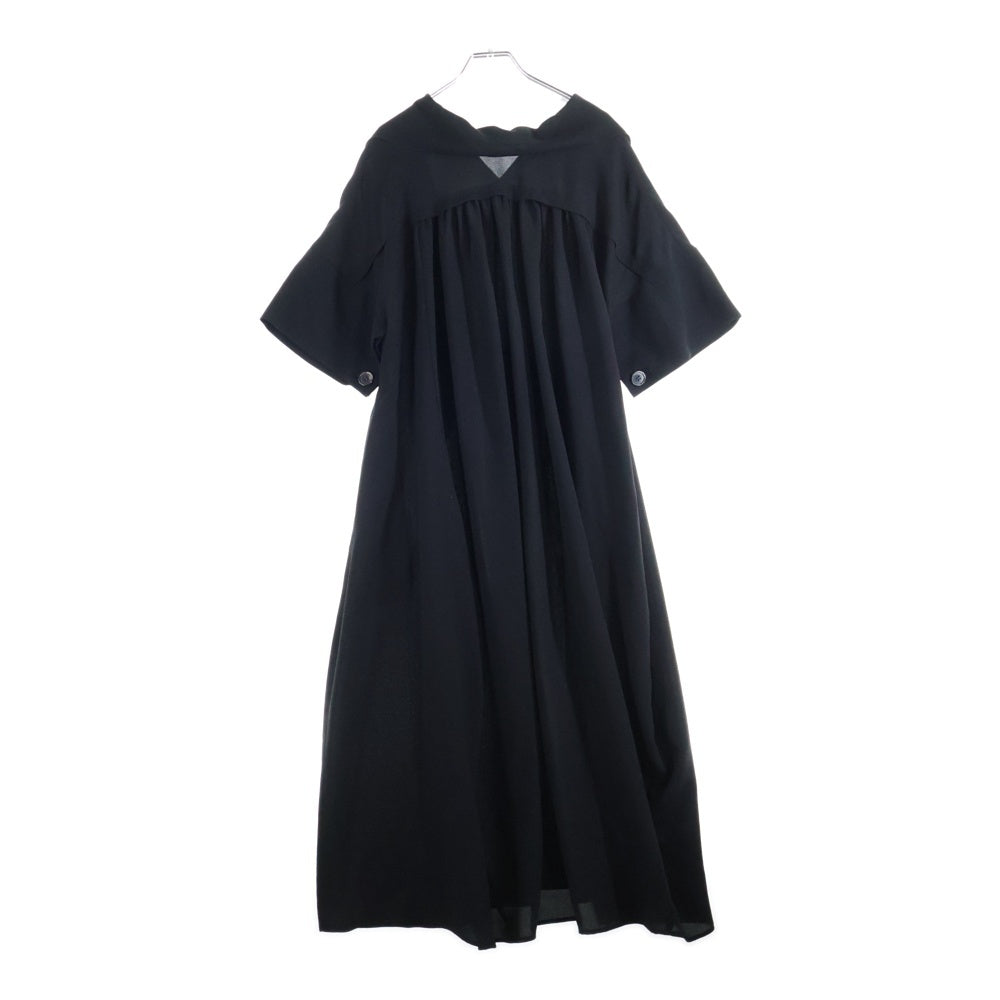 ENFOLD(エンフォルド) PEライトジョーゼット スカーフネック ドレス