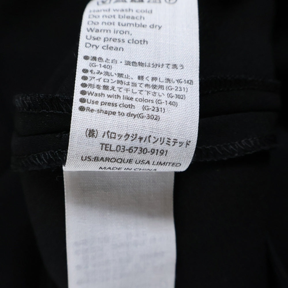 ENFOLD(エンフォルド) PEライトジョーゼット スカーフネック ドレス ワンピース ブラック レディース 300FA433-1590