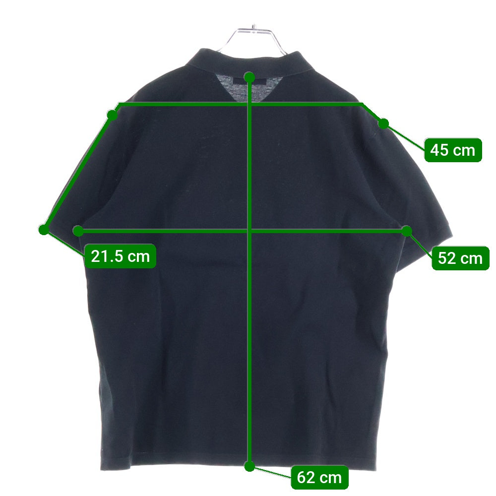 PRADA プラダ 半袖ポロシャツ ブルー×ブラック サイズS PRADA プラダ 半袖ポロシャツ ブルー×ブラック サイズS PRADA プラダ