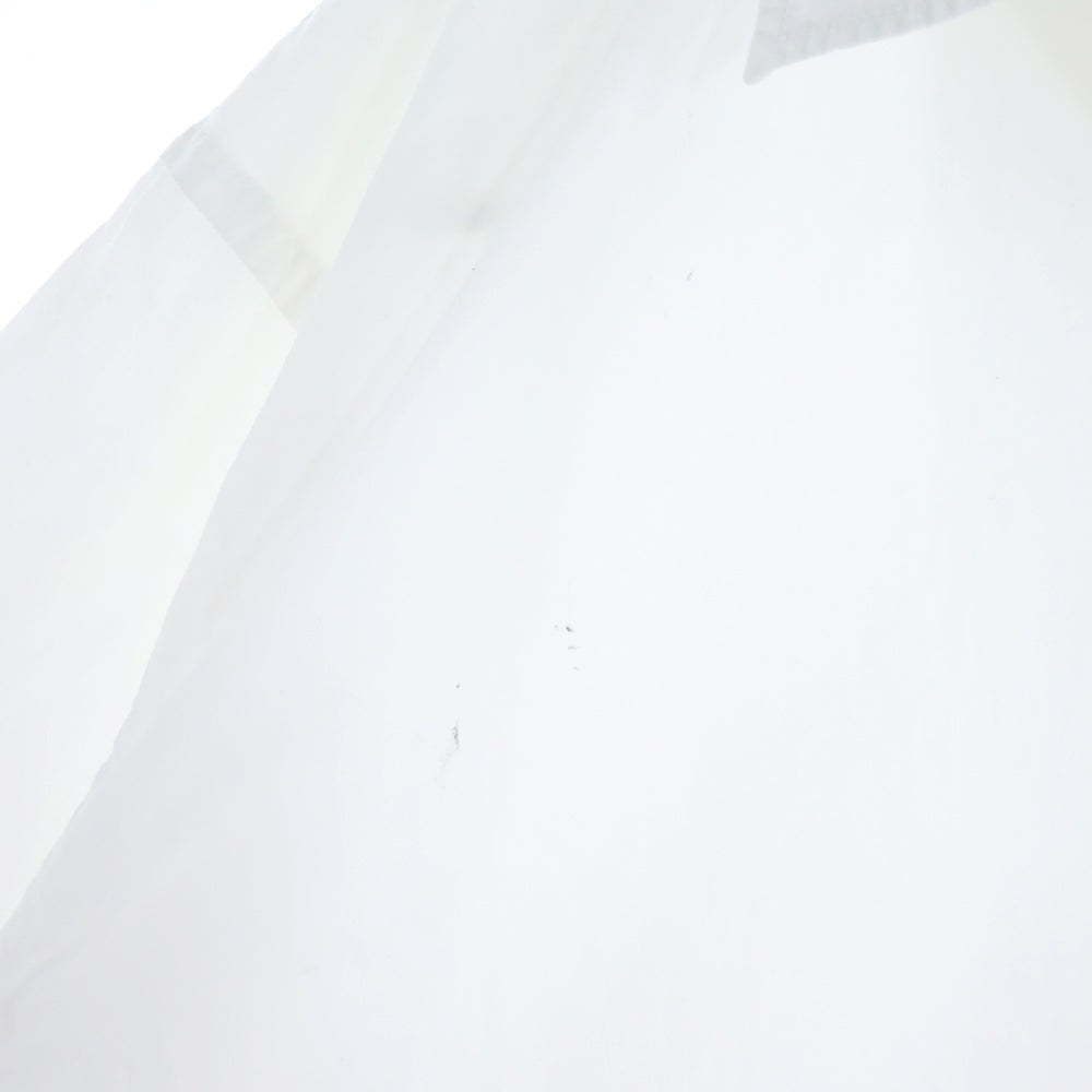 PRADA(プラダ) フロントポケット トライアングルロゴ オープンカラー 半袖シャツ ホワイト UCS339 S211 1W70