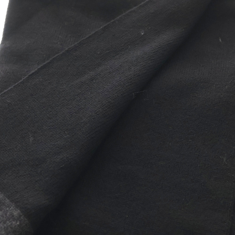 agnes b.(アニエスベー) ウール マフラー ストール ブラック/グレー