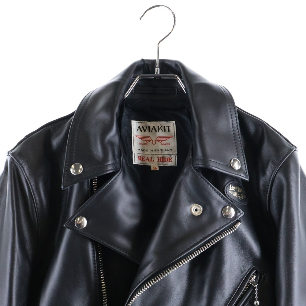 Lewis Leathers(ルイスレザー) 441TH CYCLONE TIGHT FIT サイクロン タイトフィット ホースハイド ダブルライダース レザージャケット ブラック