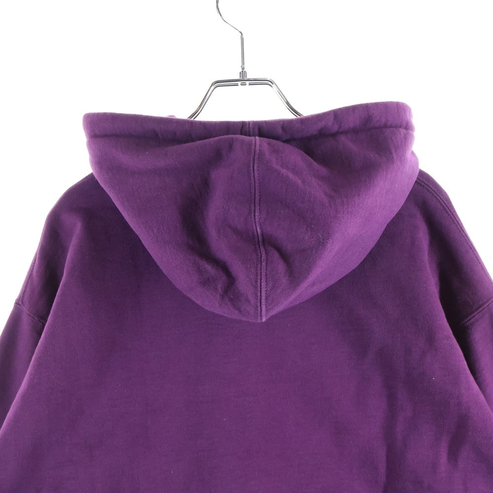 SUPREME(シュプリーム) 21AW Reflective Hooded Sweatshirt リフレクティブロゴ スウェットプルオーバーパーカー パープル