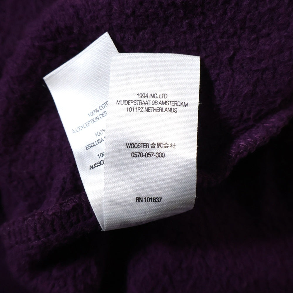 SUPREME(シュプリーム) 21AW Reflective Hooded Sweatshirt リフレクティブロゴ スウェットプルオーバーパーカー パープル