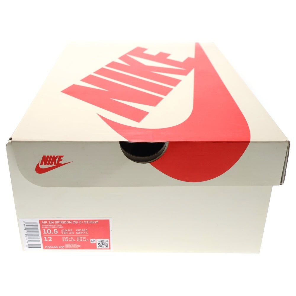 NIKE(ナイキ) ×STUSSY AIR ZOOM SPIRIDON CAGE 2 ステューシー エアズーム スピリドン ローカットスニーカー ベージュ US10.5/28.5cm CQ5486-200