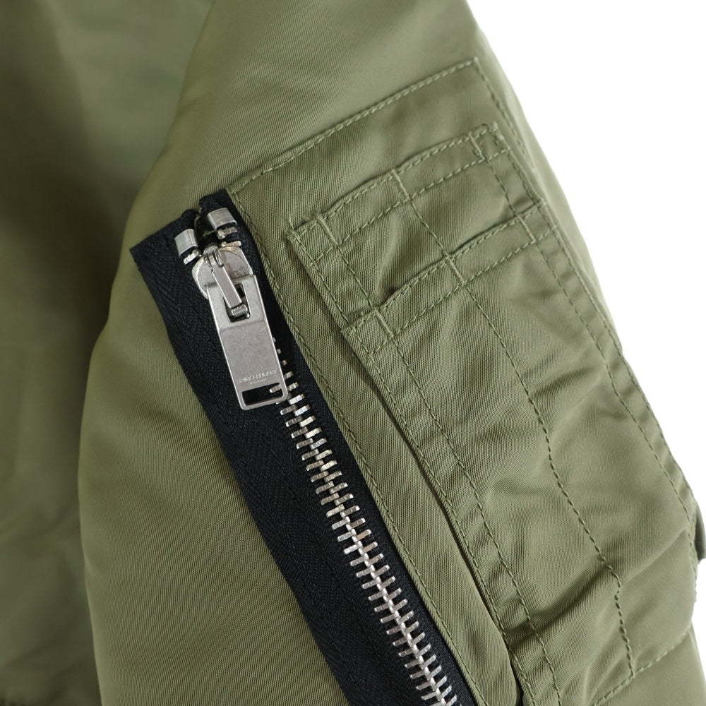 SAINT LAURENT PARIS(サンローランパリ) 15AW クラシック ジップアップボンバージャケット MA-1 カーキ 397643 YYL53