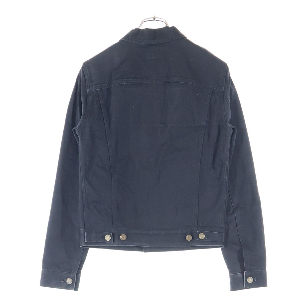 SAINT LAURENT PARIS(サンローランパリ) 2ポケット レギュラーカラーデニムジャケット Gジャン ブラック 377003 Y869H