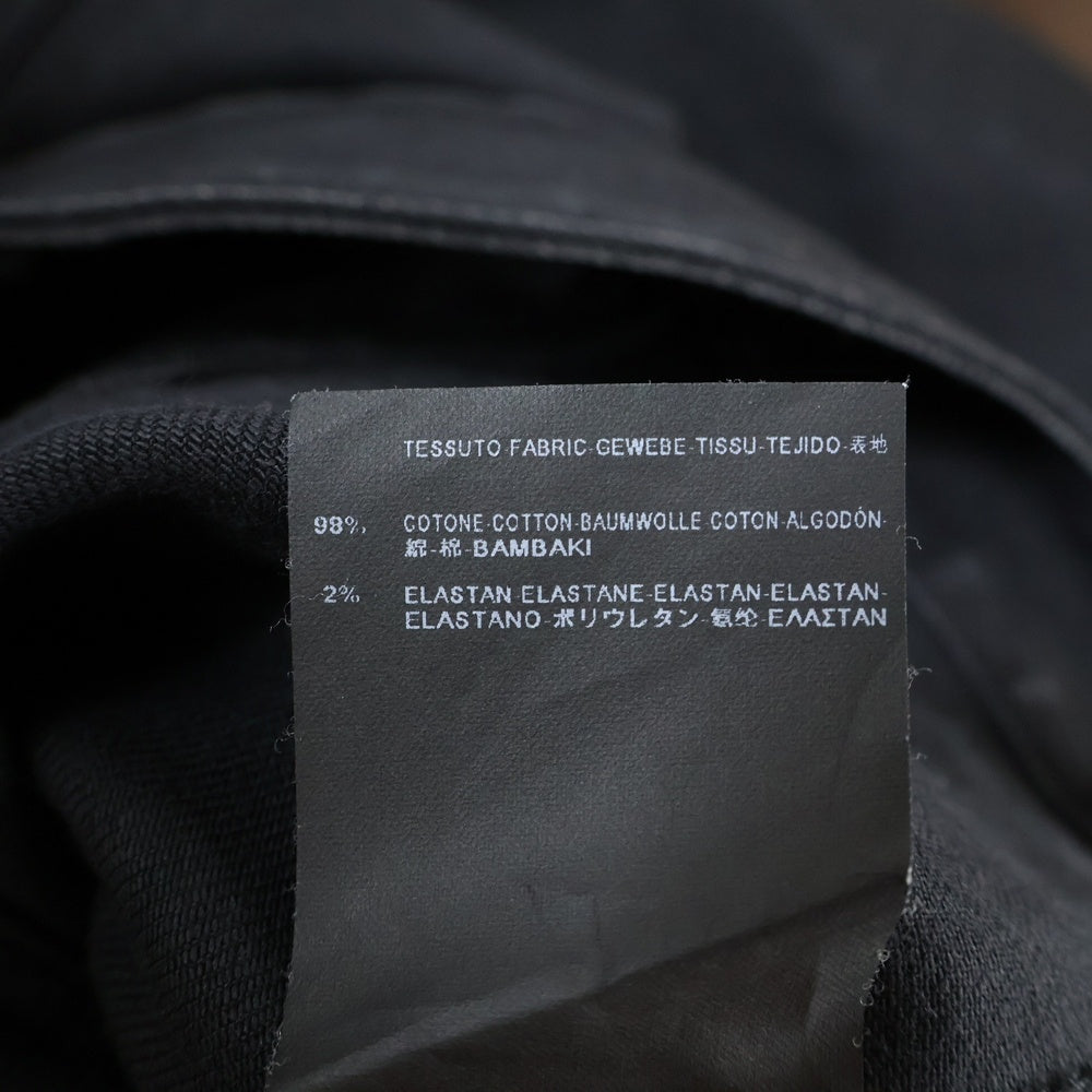 SAINT LAURENT PARIS(サンローランパリ) 2ポケット レギュラーカラーデニムジャケット Gジャン ブラック 377003 Y869H