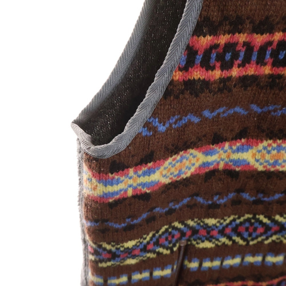 THE NORTH FACE(ザノースフェイス) Purple Rabel Denali Vest デナリ フリース ベストジャケット グレー/マルチ NA2751N