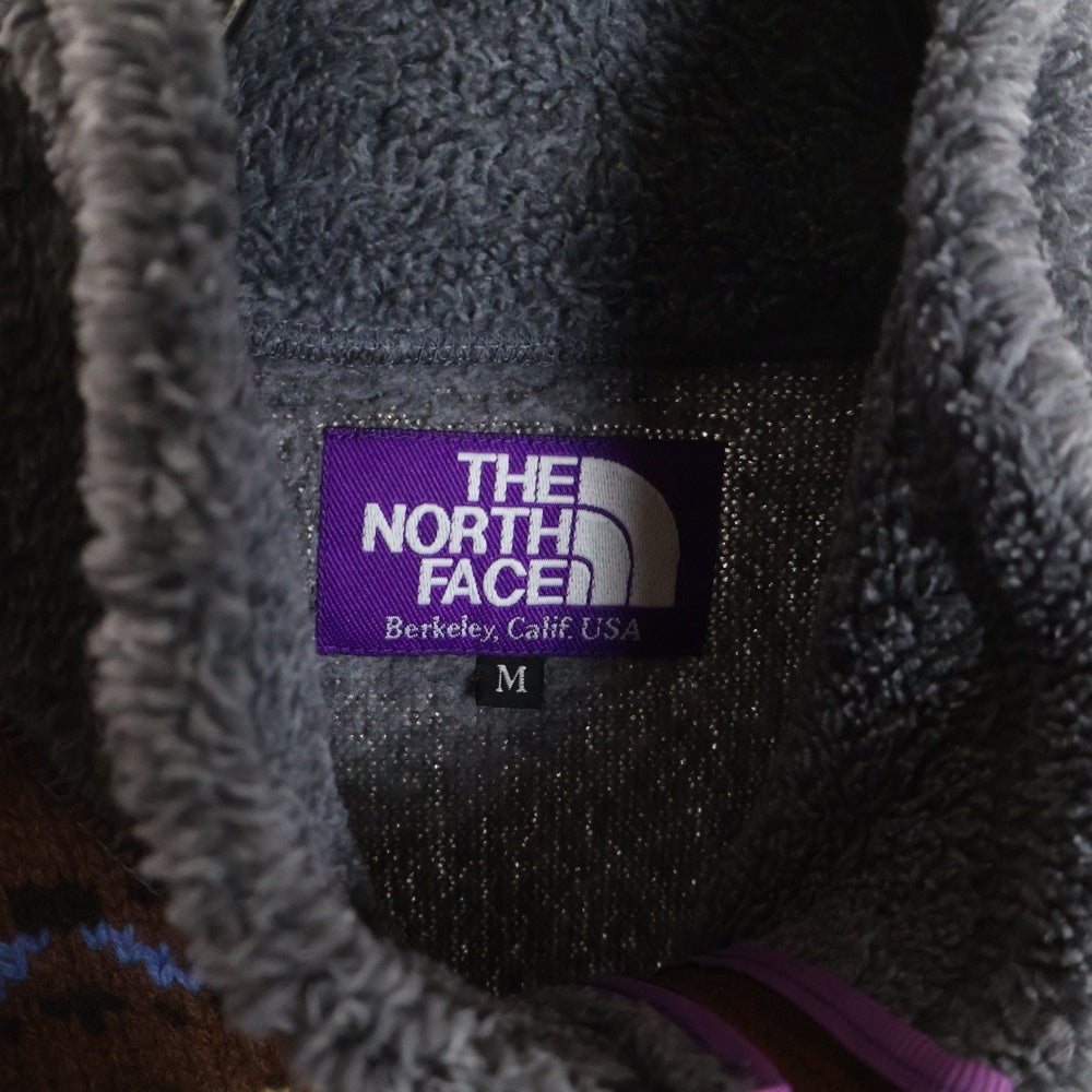 THE NORTH FACE(ザノースフェイス) Purple Rabel Denali Vest デナリ フリース ベストジャケット グレー/マルチ NA2751N