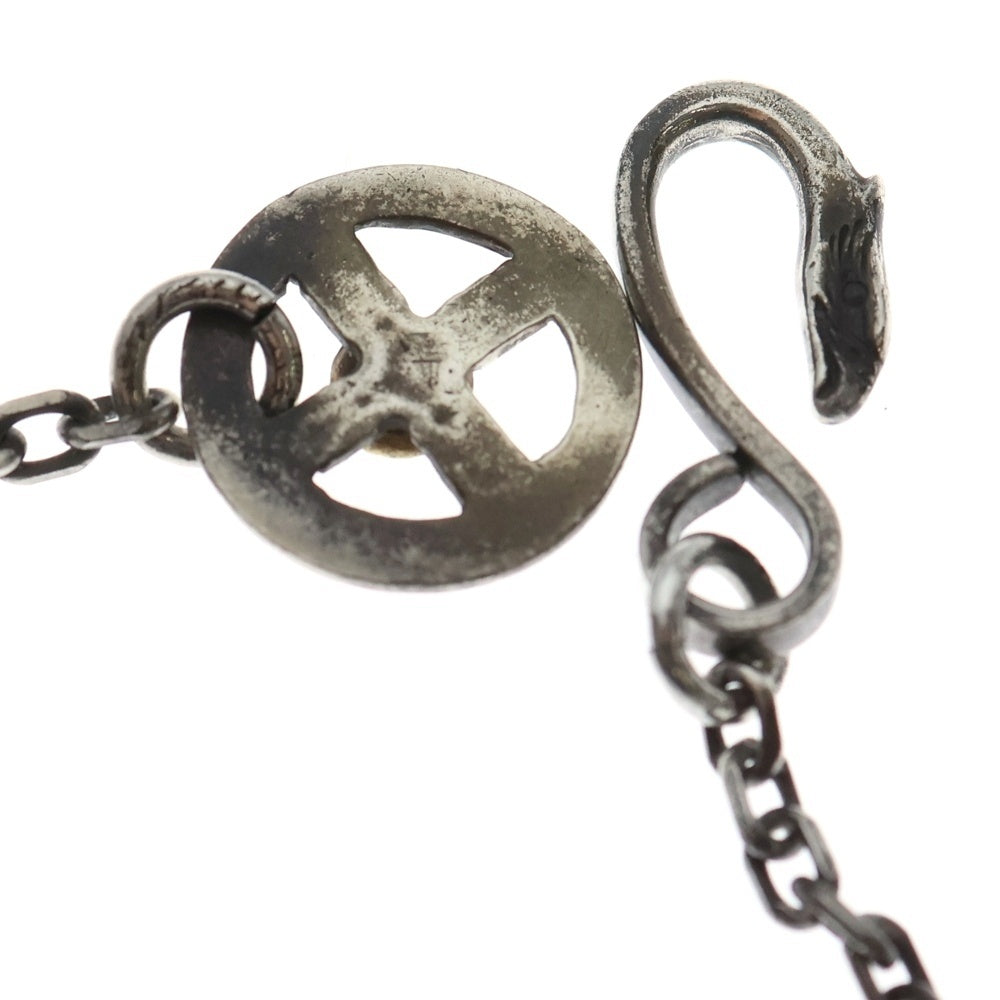 goro's(ゴローズ) メタル付きホイール細角チェーン ネックレスチェーン シルバー/ゴールド