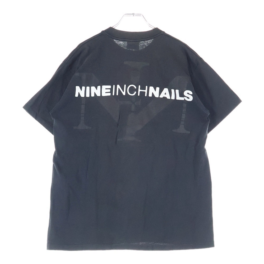 VINTAGE(ヴィンテージ) 90S VINTAGE NINE INCH NAILS BOX LOGO ヴィンテージ ナインチネイルズ ボックスロゴ ALL Sportタグ Tシャツ 半袖クルーネックカットソー ブラック