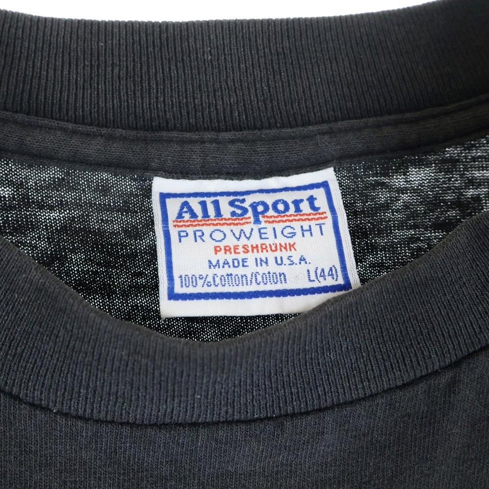 VINTAGE(ヴィンテージ) 90S VINTAGE NINE INCH NAILS BOX LOGO ヴィンテージ ナインチネイルズ ボックスロゴ ALL Sportタグ Tシャツ 半袖クルーネックカットソー ブラック