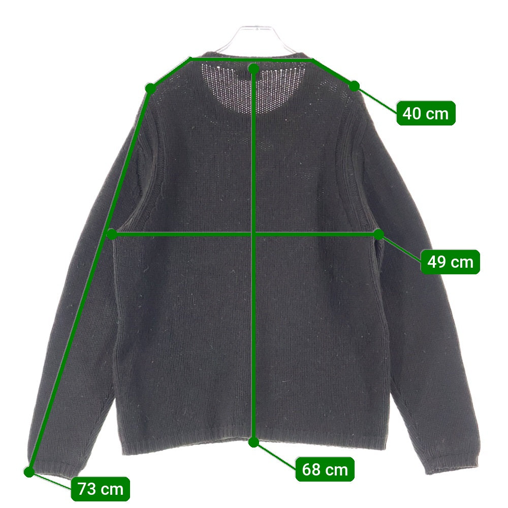 Calvin Klein(カルバンクライン) カシミヤ ウール クルーネック ニットセーター ブラウン