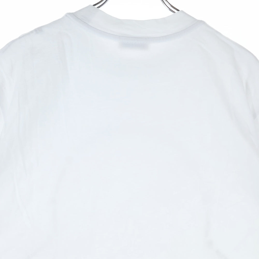 MONCLER(モンクレール) 22SS T-SHIRT フロントロゴデザイン クルーネック カットソー 半袖Tシャツ ホワイト H10918C00027