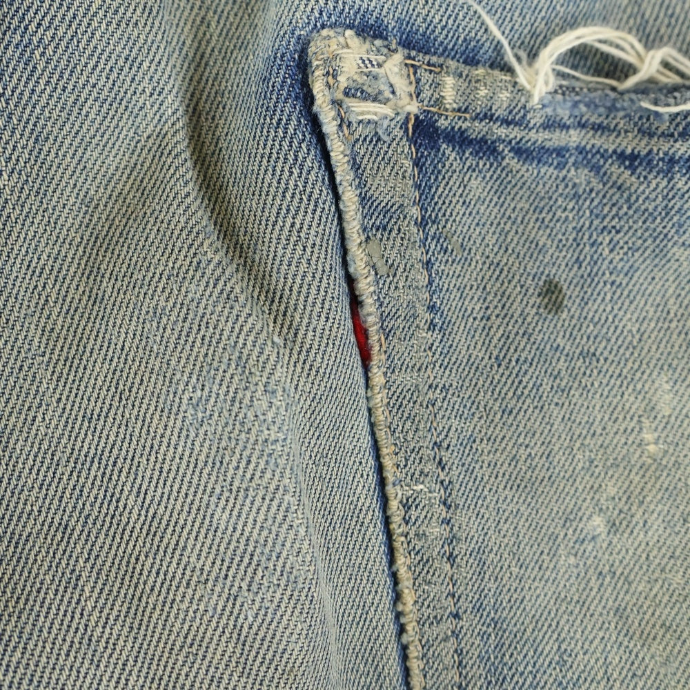Levi's(リーバイス) 60S VINTAGE 501 BIG E 前期 ボタン裏W Vステッチ 足長R ヴィンテージ ボタンフライデニムパンツ インディゴ