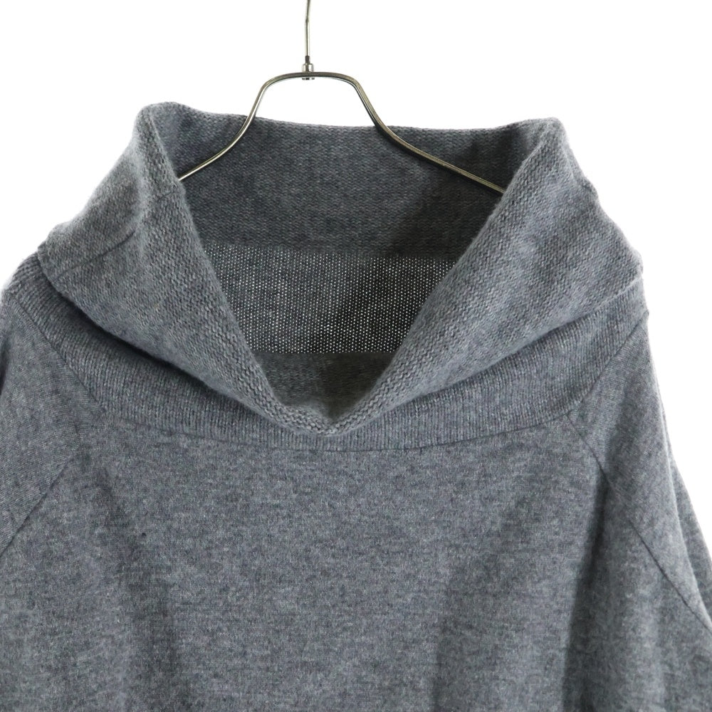 KATHARINE HAMNETT(キャサリンハムネット) ラウンドタートルネック ウール混 ニットカットソー レディース グレー 934N4956