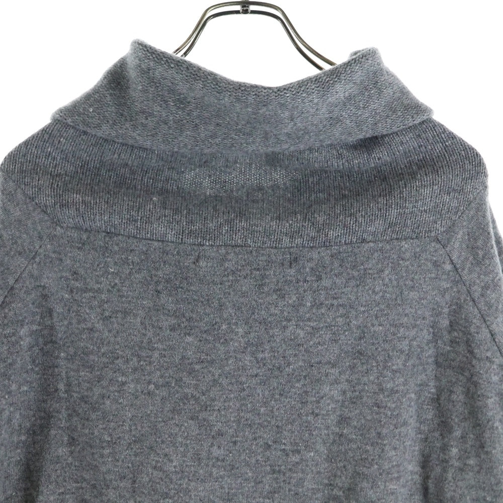 KATHARINE HAMNETT(キャサリンハムネット) ラウンドタートルネック ウール混 ニットカットソー レディース グレー 934N4956