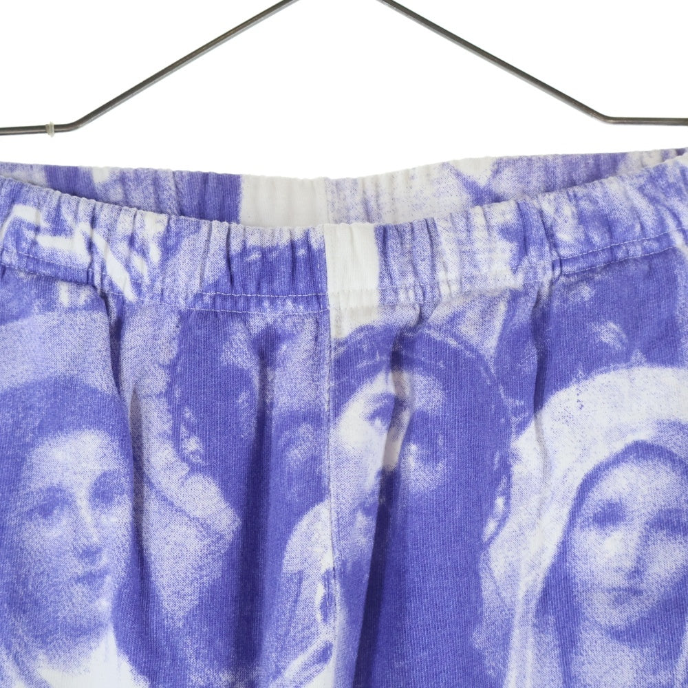 SUPREME(シュプリーム) 18AW Jesus and Mary Sweatpant ジーザス アンド メリー 総柄 スウェットロングパンツ パープル/ホワイト