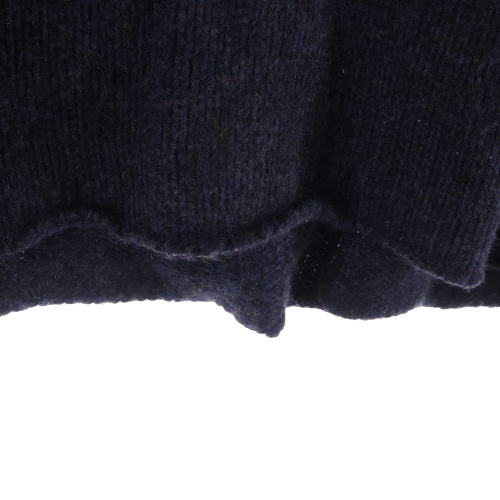 AURALEE(オーラリー) CAMEL WOOL MIX KNIT TURTLE NECK キャメルウールミックスニット タートルネック セーター ネイビー A20AP01CW