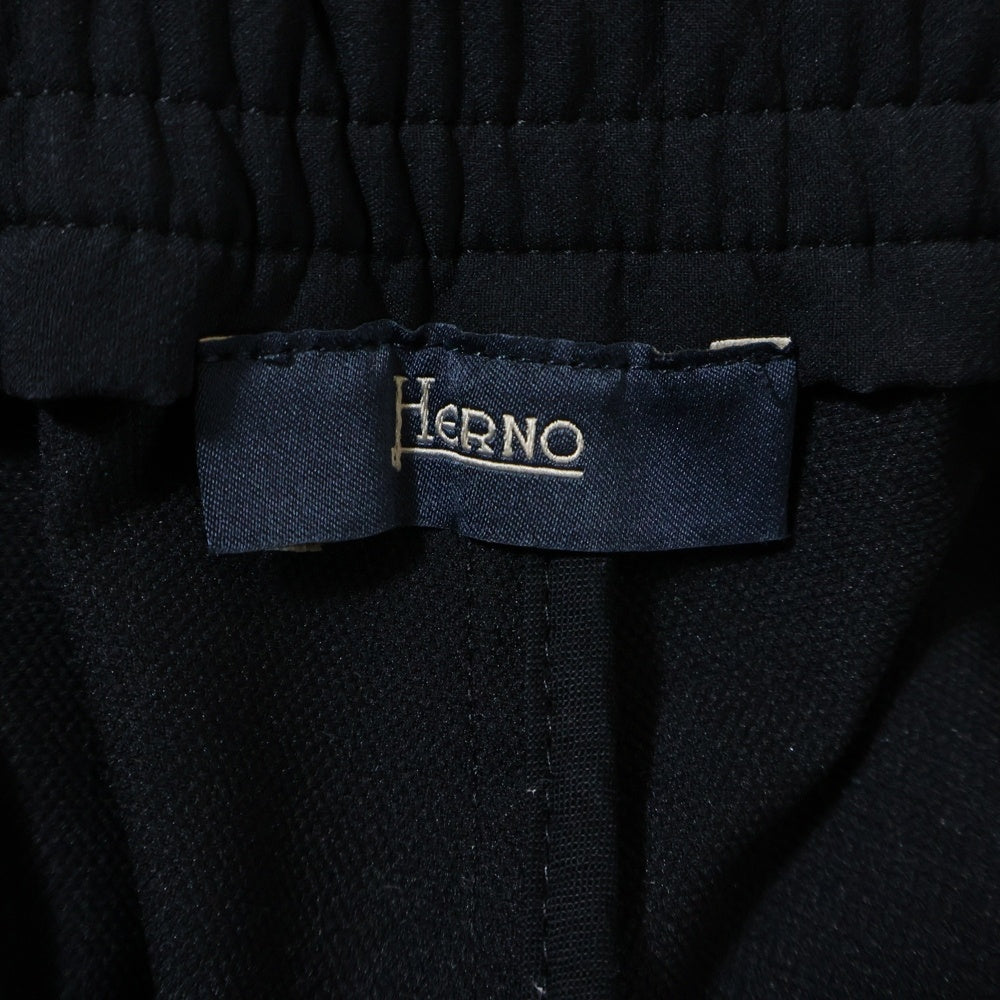 HERNO(ヘルノ) 24AW ウォームテック イージー カーゴパンツ ブラック PT000074U