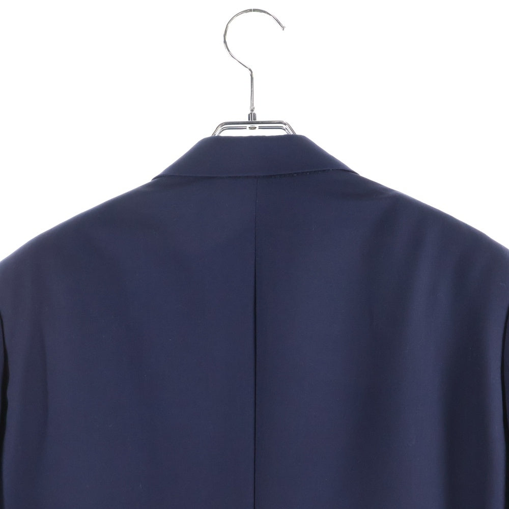 DIOR(ディオール) 20SS イタリア製 アームサドルポケットデザイン ウールモヘア 2B テーラードジャケット ネイビー 013C217A3500