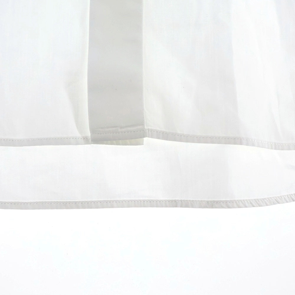 DIOR(ディオール) 18SS 襟ロゴ刺繍 比翼 コットン 長袖シャツ ホワイト 463C541W6680