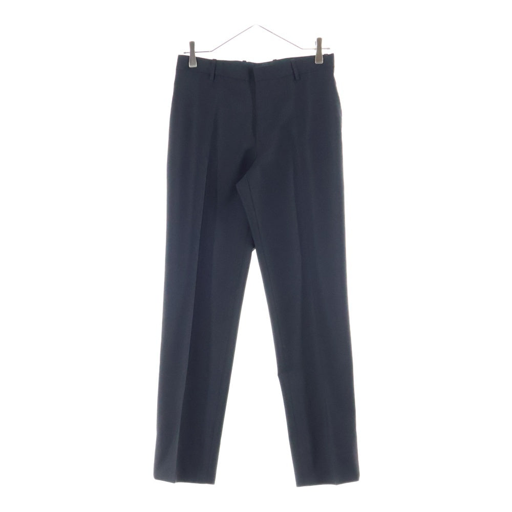 BALENCIAGA(バレンシアガ) イタリア製 ウールモヘア ノッチドラペル 2Bテーラードジャケット ノータック スラックスパンツ セットアップスーツ ブラック 301976 TAI10