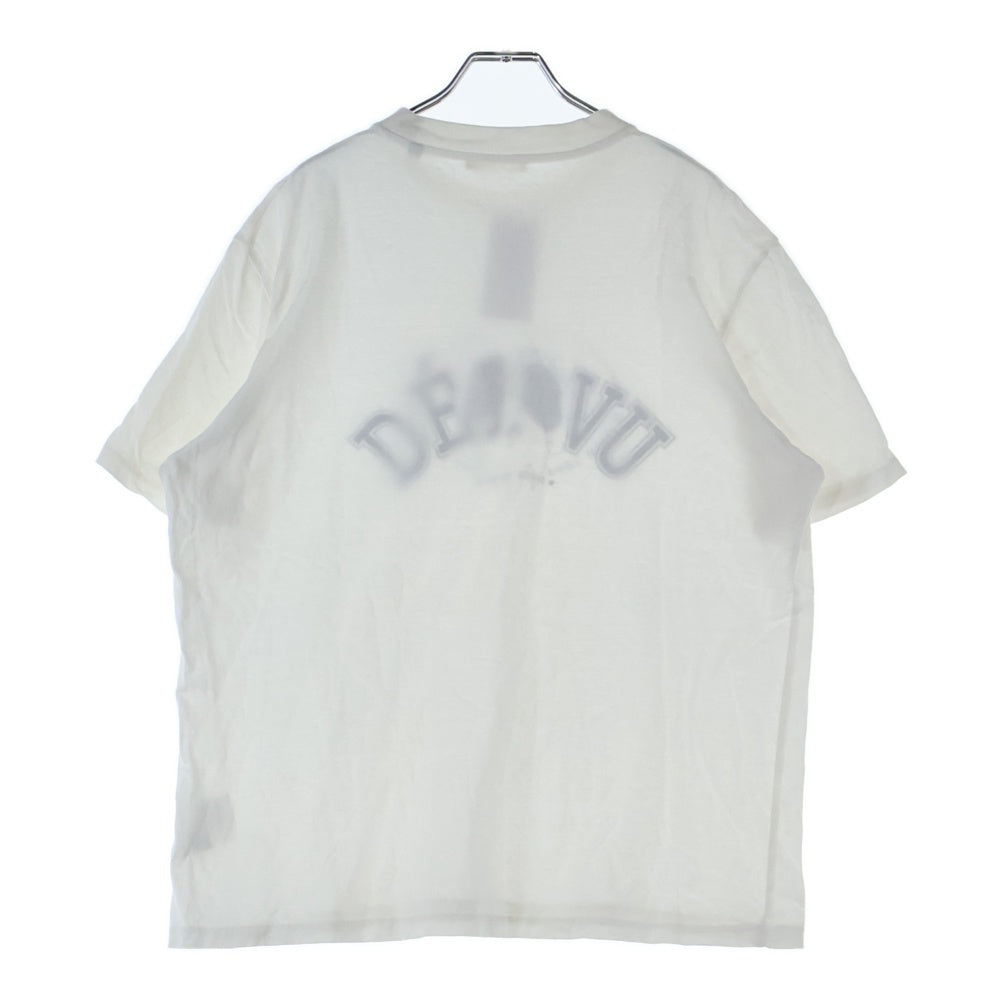 OUR LEGACY(アワーレガシー) フロントロゴデザイン クルーネック カットソー 半袖Tシャツ ホワイト M2226BMDP