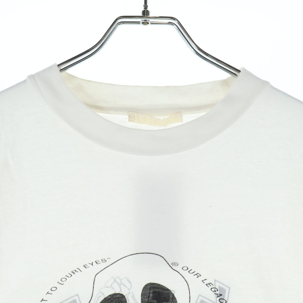 OUR LEGACY(アワーレガシー) フロントロゴデザイン クルーネック カットソー 半袖Tシャツ ホワイト M2226BMDP