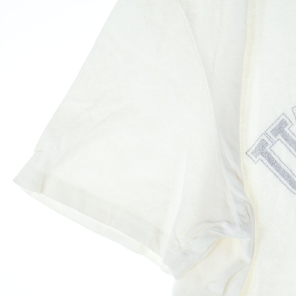 OUR LEGACY(アワーレガシー) フロントロゴデザイン クルーネック カットソー 半袖Tシャツ ホワイト M2226BMDP