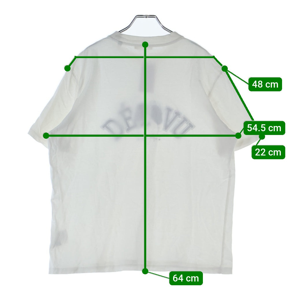 OUR LEGACY(アワーレガシー) フロントロゴデザイン クルーネック カットソー 半袖Tシャツ ホワイト M2226BMDP