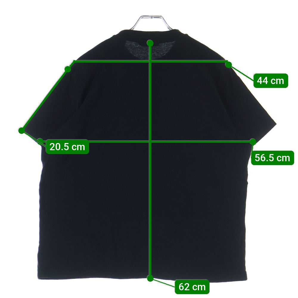 OUR LEGACY(アワーレガシー) MOTO LOGO BOX T-SHIRT モト ボックスロゴデザイン クルーネック カットソー 半袖Tシャツ ブラック M221NBM