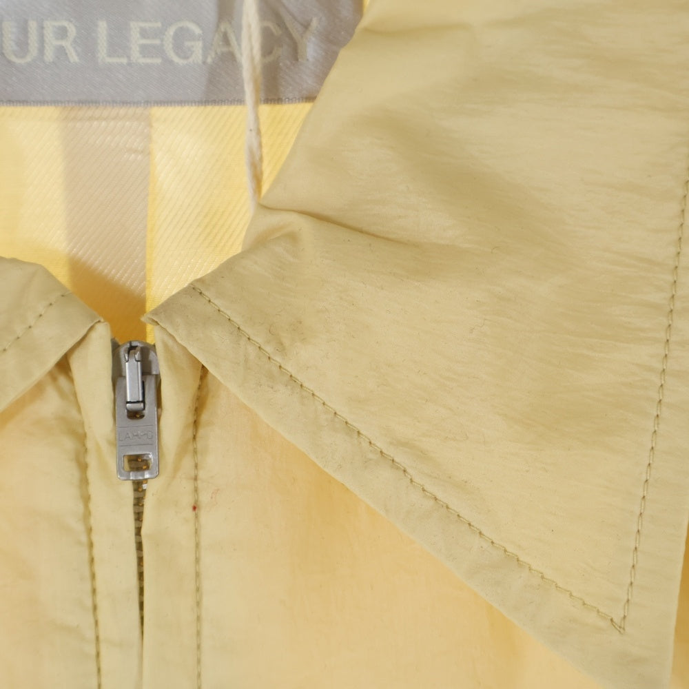 OUR LEGACY(アワーレガシー) CREAM RUBBERIZED NYLON クリーム ラバライズド ジップアップ ナイロンジャケット ベージュ M2241MCR