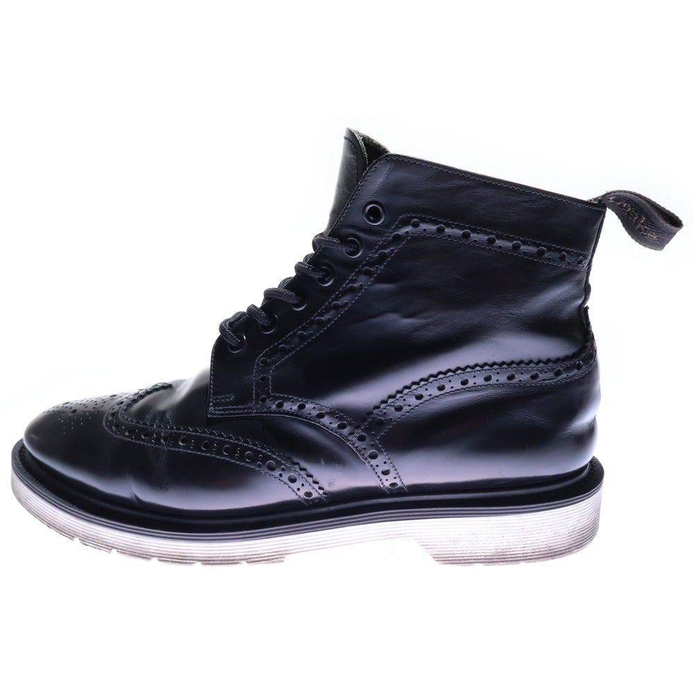 LOAKE(ローク) ウィングチップ レースアップ レザーブーツ ブラック